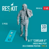 Reskit F48056 A-7 'Corsair II' Greece male pilot standing 2 1/48