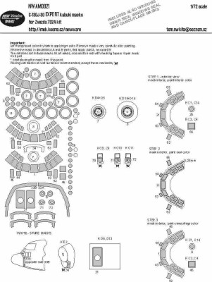 New Ware NWA-M0921 Mask C-130J-30 EXPERT (ZVE 7324) 1/72