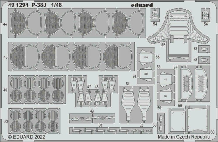 Eduard BIG49349 P-38J (TAM) 1/48