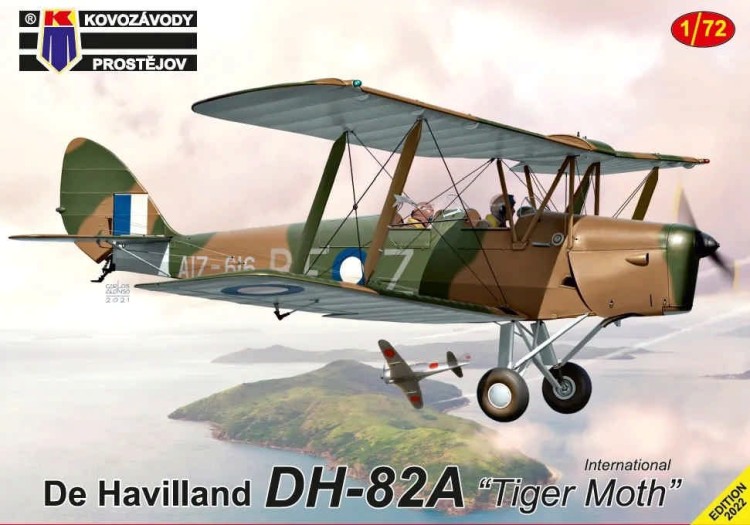 Kovozavody Prostejov 72364 DH-82A 'Tiger Moth' International (3x camo) 1/72
