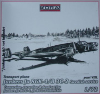 Kora Model C7234 Ju 86K-4/B3C-2 Swedish - Conv.set (Part VIII) 1/72