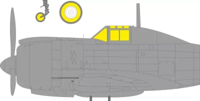 Eduard CX680 Mask Re.2002 Ariete (ITAL) 1/72