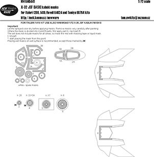 New Ware NWA-M0441 1/72 Mask X-32 JSF BASIC (ITAL/REV/TAM)