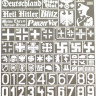 Jas 3801 Трафарет Опознавательные знаки армии Германии, 2 МВ