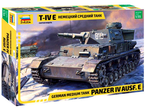 Звезда 3641 Panzer IV Ausf. E 1/35
