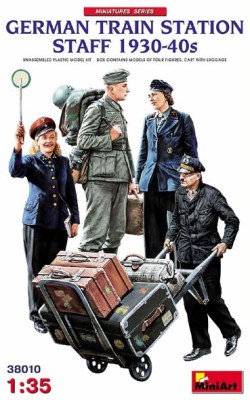 Miniart 38010 Персонал немецкой ЖД станции 1930-40 1/35