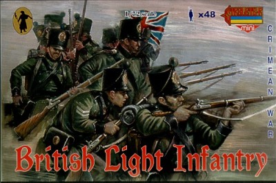 Strelets STRM030 British Light Infantry Crimean Infantry 1/72