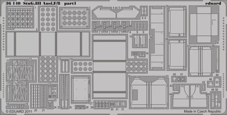 Eduard 36140 SET StuG.III Ausf.F/8 (DRAG 6644) 1/35