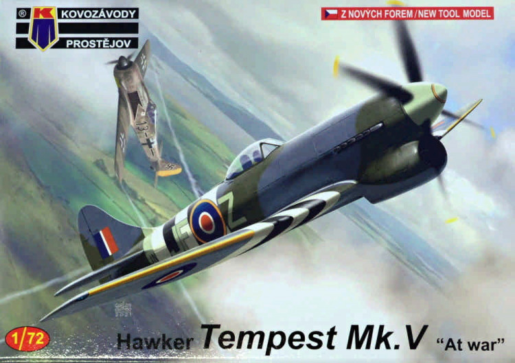 Kovozavody Prostejov 72252 Hawker Tempest Mk.V 'At war' (3x camo) 1/72