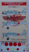 Kora Model DEC72229 Mitsubishi Ki-51 'SONIA' over Pacific декали декали 1/72