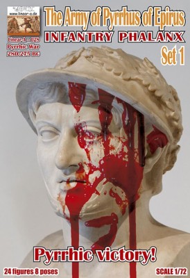 Linear-A LA028 The Army Of Pyrrhus Of Epirus Infantry Phalanx Set 1 1/72