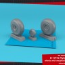 Armory ARAW48345 Boeing B-17G Flying Fortress wheels with weighted tyres type "b" 1/48