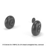 Armory ARAW72205 Dornier Do-17M-1/Do-17P-1/Do-17Z-2/Do-17- 10, Do-215B-2/Do-215B-5 wheels w/weighted tires/tyres 1/72