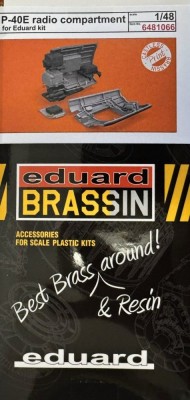 Eduard 6481066 BRASSIN P-40E radio compartment PRINT (EDU) 1/48