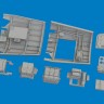 Eduard 6481066 BRASSIN P-40E radio compartment PRINT (EDU) 1/48