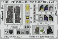 Eduard FE1330 F-16C Block 42 from 2006 (KIN) 1/48