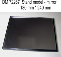 Dan models 72267 Подставка для модели (подложка зеркало) размер 180 мм * 240 мм 1/72/1:48