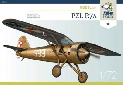 Arma Hobby 70008 PZL P.7A Model Kit (1x camo) 1/72