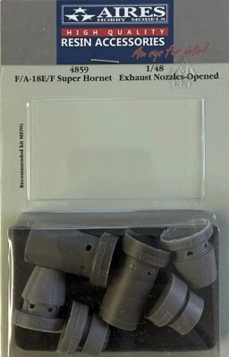 Aires 4859 F/A-18E/F S.Hornet exh.nozles opened (MENG) 1/48