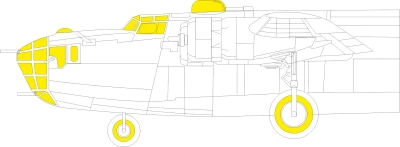 Eduard EX927 Mask B-24D TFace (REV) 1/48