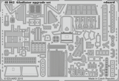 Eduard 48862 Gladiator upgrade set