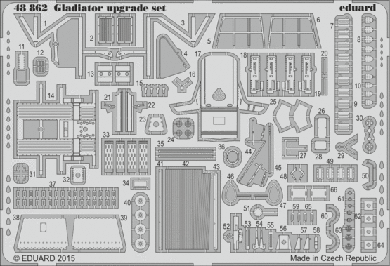 Eduard 48862 Gladiator upgrade set