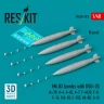 Reskit 48493 Mk.83 bombs w/ BSU-35 (4 pcs.) 1/48