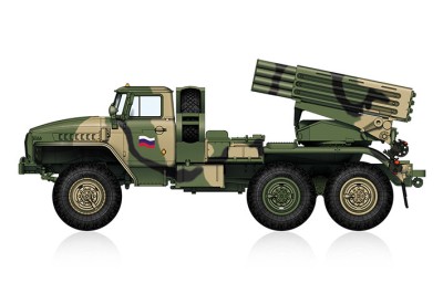 Hobby Boss 82932 Российский РСЗО Град БМ-21 , поздний 1/72