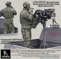 LiveResin LRM35015 Солдат Сил Специальных Операций США с сигарой, 1/35