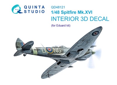 Quinta studio QD48121 Spitfire Mk.XVI (Eduard) 1/48
