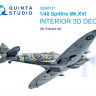 Quinta studio QD48121 Spitfire Mk.XVI (Eduard) 3D Декаль интерьера кабины 1/48