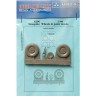 Aires 4296 Mosquito wheels + paint mask - type B (TAM) 1/48