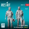 Reskit F48114 F-14 Tomcat pilots stand.p. (2 pcs.) Type 2 1/48