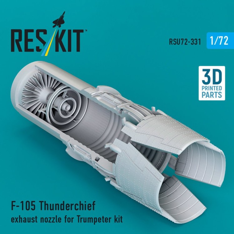 Reskit U72331 F-105 Thunderchief exhaust nozzle (TRUMP) 1/72