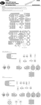 New Ware NWA-M0613 1/48 Mask Ju 88a-5 EXPERT (ICM 48232, HAS 07446)