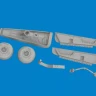 Eduard 6481100 BRASSIN P-40E tail wheel bay PRINT (EDU) 1/48