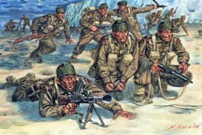 Italeri 06064 Солдаты British Commandos 1/72