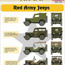Hm Decals HMDT72035 1/72 Decals Jeep Willys MB/Ford GPW Red Army 1