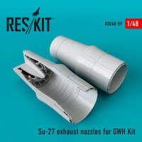 Reskit RSU48-0059 Su-27 exhaust nozzles (GWH) 1/48