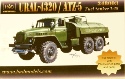 HAD K48003 URAL-4320 ATZ-5 Fuel (resin kit,PE,decal) 1/48