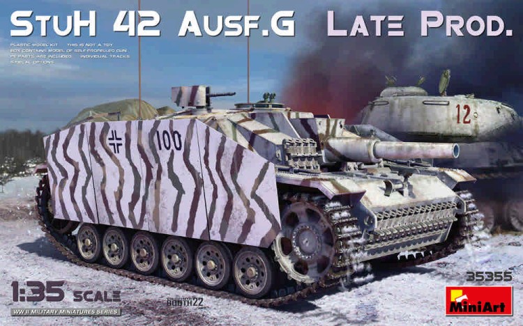 Miniart 35355 StuH 42 Ausf. G Late Prod. (incl. PE set) 1/35