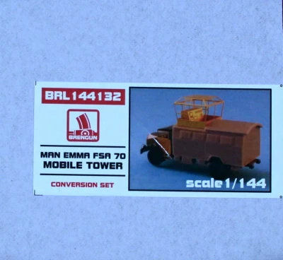 Brengun BRL144132 MAN EMMA FSA 70 Mobile Tower Conv.set 1/144