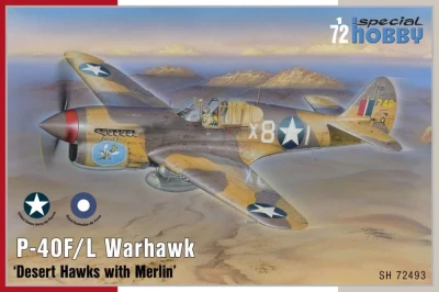 Special Hobby SH72493 P-40F/L Warhawk 'Desert Hawks w/ Merlin' 1/72