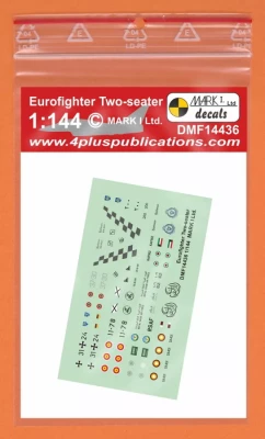 4+ Publications DMF14436 Decals Eurofighter Two-seater 1/144