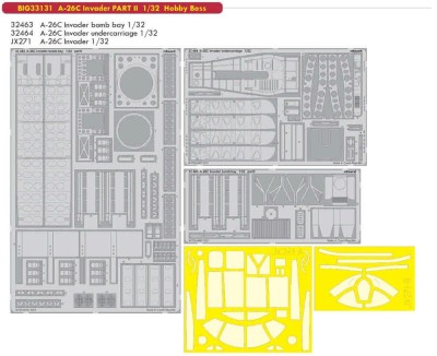 Eduard BIG33131 A-26C Invader PART II (HOBBYB) 1/32