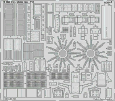 Eduard BIG49368 B-25J glazed nose (HKM) 1/48