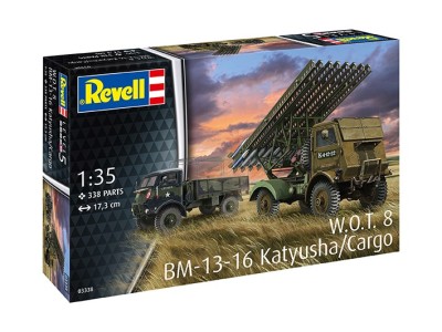 Revell 03338 BM-13-16 on W.O.T. 8 Chassis 1/35