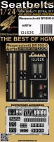 HGW 124525 Seatbelts Messerschmitt Bf 109G-6 (AIRF) 1/24