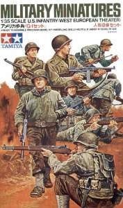 Tamiya 35048 Американские пехотинцы (Западно-европ.) 8 фигур 1/35