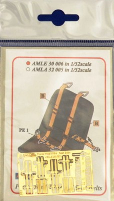 AML AMLE30006 Seatbelts Focke Wulf 190 A/F (PE set) 1/32